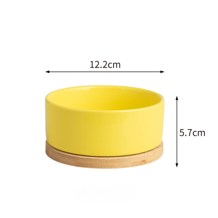 Heating Ceramic Cat Water Bowl - Keeps Water Warm & Fresh
