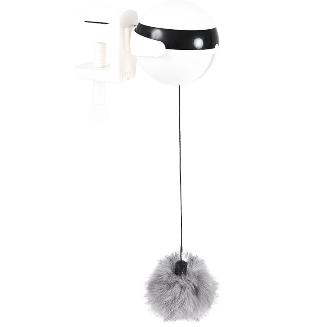 Interactive Retractable Feather Cat Toy for Endless Fun