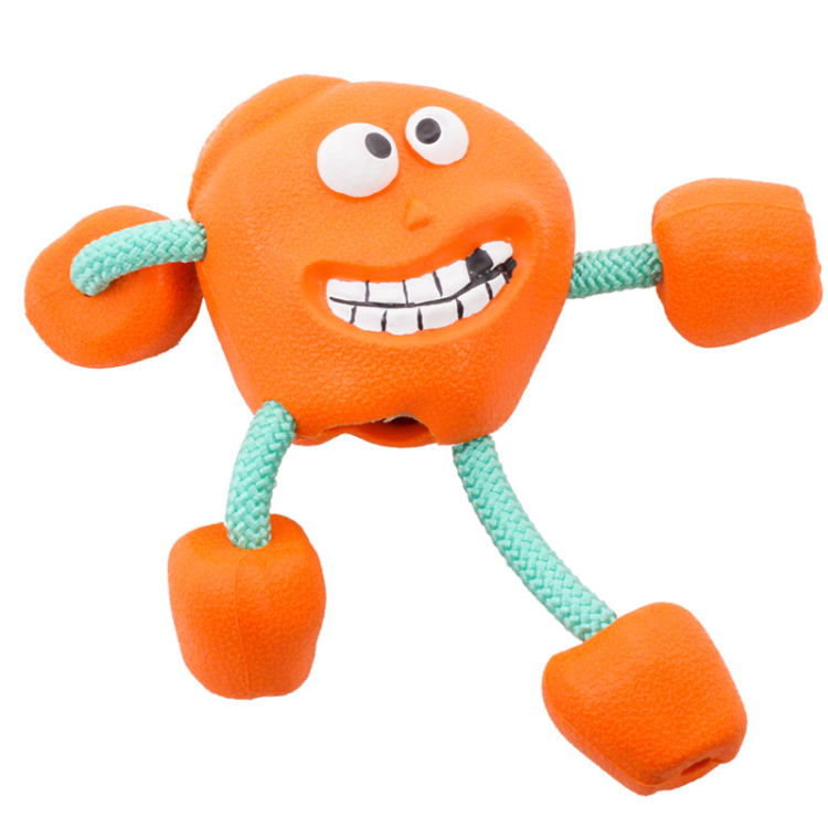 Durable Rubber Squeaker Dog Toys for Interactive Fun