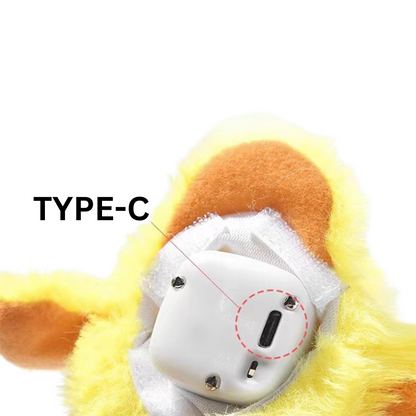 Interactive Soft Duck Cat Toy for Endless Fun
