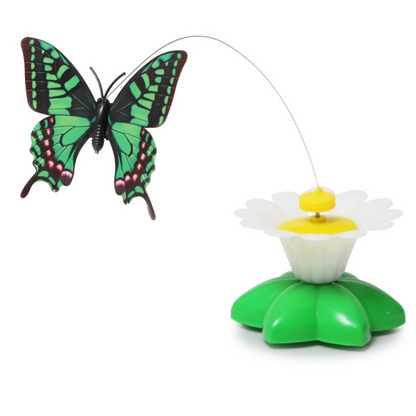 Interactive Rotating Butterfly Cat Toy for Endless Fun