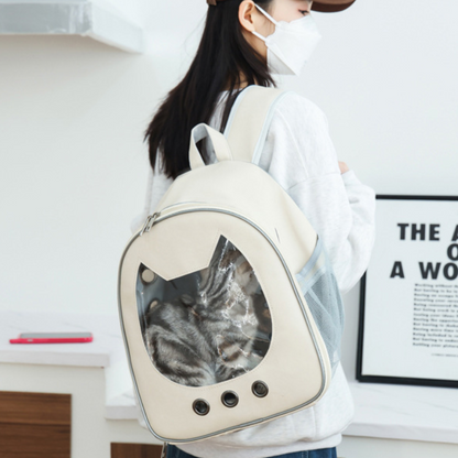 Breathable Cat Carrier Bag - Comfortable & Travel-Friendly