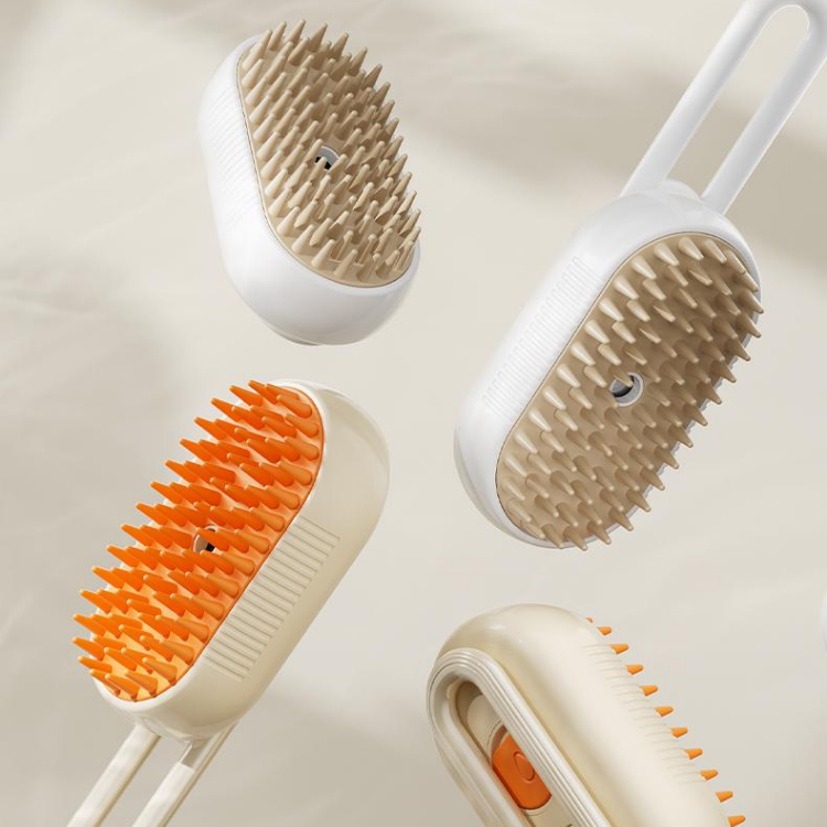 Interactive Pet Grooming Tool: Spray Massage Comb for Cats