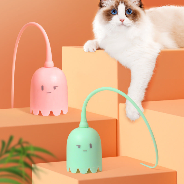 Interactive Electric Cat Toy with Rotating Teasing Tail