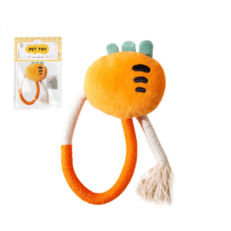 Durable Cat Toy: Chewing Rope with Fun Feather Doll