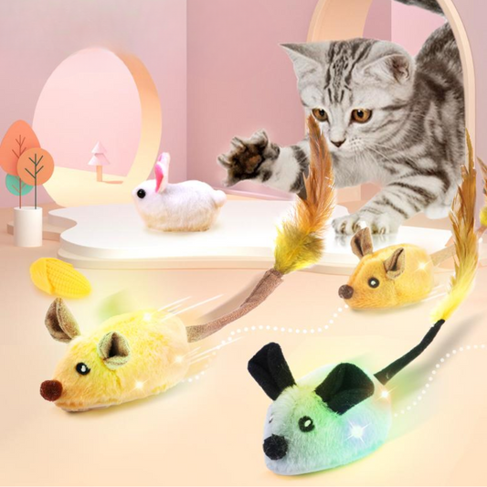 Interactive Cat Toy: Fun Rolling Electric Mouse for Cats