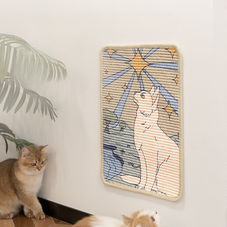 Durable Sisal Cat Scratching Board - Stylish Pet Accessory