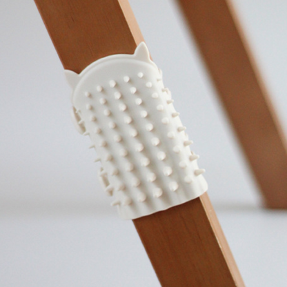 Interactive Silicone Cat Grooming Brush for Relaxing Massage