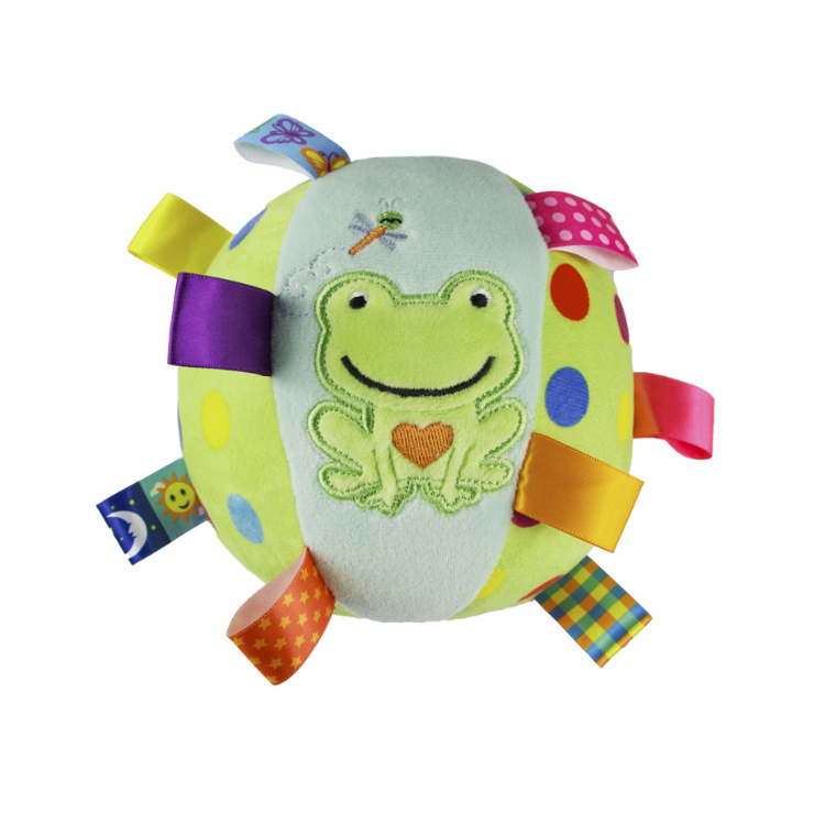 Interactive Dog Plush Ball Bell Toy - Fun & Durable Playtime!