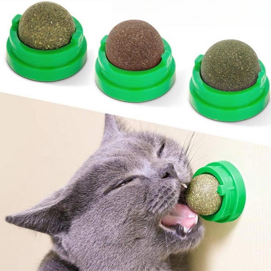 Interactive Round Catnip Ball Toys for Engaging Playtime