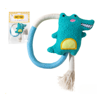 Durable Cat Toy: Chewing Rope with Fun Feather Doll