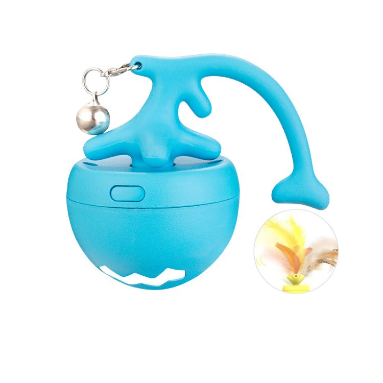 Interactive Self-Rolling Cat Toy for Engaging Playtime