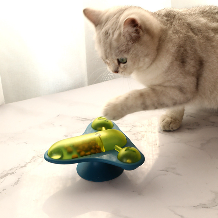Interactive Dog Toy: Tumbler Windmill Treat Dispenser