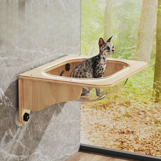 Durable Modern Cat Window Hammock for Cozy Sunbathing