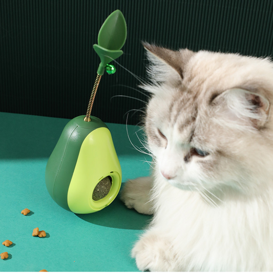 Interactive Avocado Cat Toy with Catnip for Endless Fun