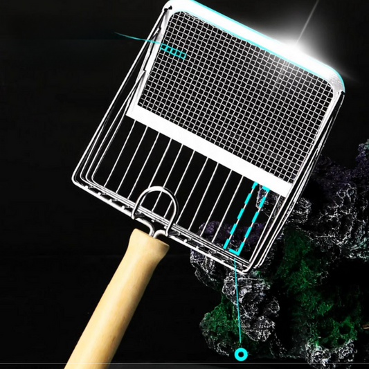 Durable Stainless Steel Cat Litter Scoop - Easy Cleanup Tool