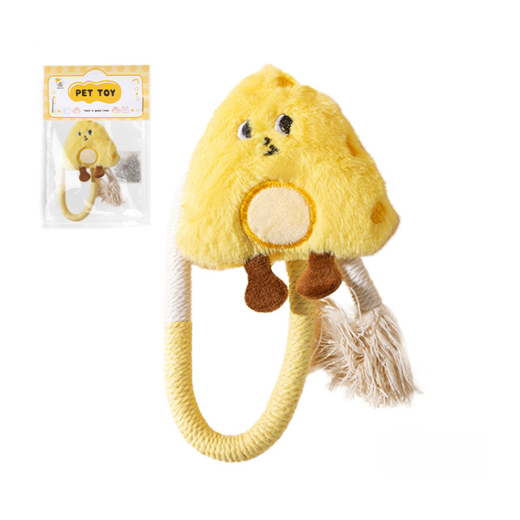 Durable Cat Toy: Chewing Rope with Fun Feather Doll