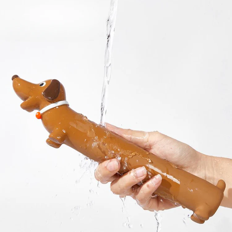 Durable Dachshund Dog Toy with Squeaker - Fun for Playtime!