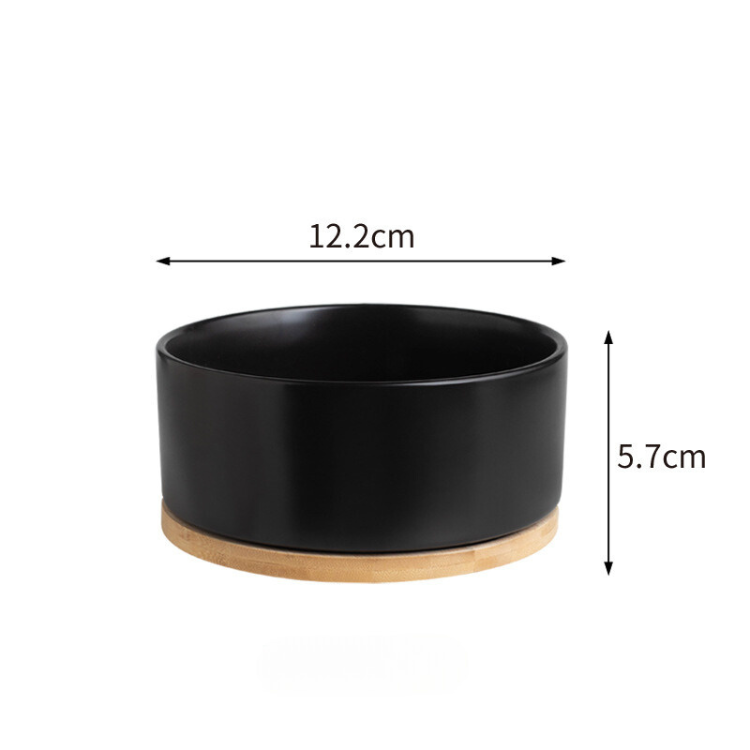Heating Ceramic Cat Water Bowl - Keeps Water Warm & Fresh