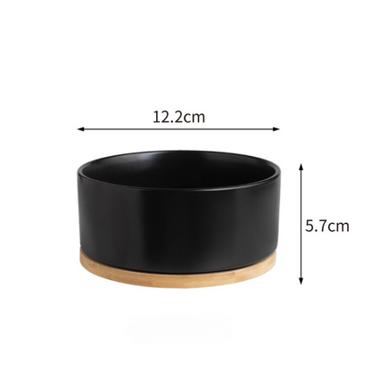 Heating Ceramic Cat Water Bowl - Keeps Water Warm & Fresh