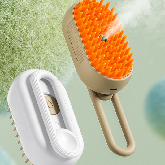 Interactive Pet Grooming Tool: Spray Massage Comb for Cats