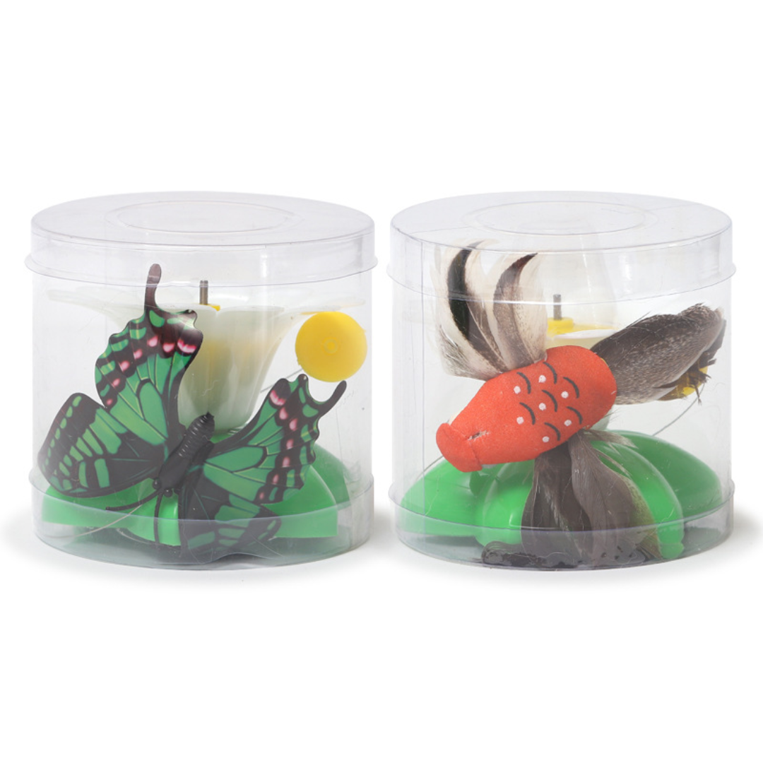 Interactive Rotating Butterfly Cat Toy for Endless Fun