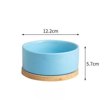 Heating Ceramic Cat Water Bowl - Keeps Water Warm & Fresh