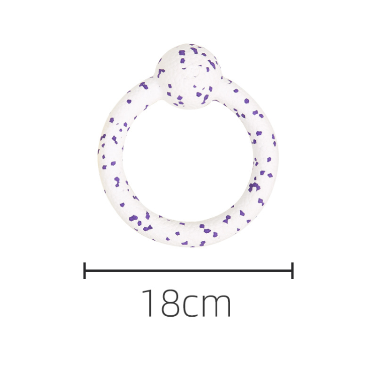Durable Dog Chew Ring Balls - Fun Interactive Toy
