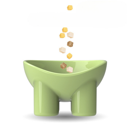 Elevated Cat Food Bowl - Ergonomic Design for Easy Eating