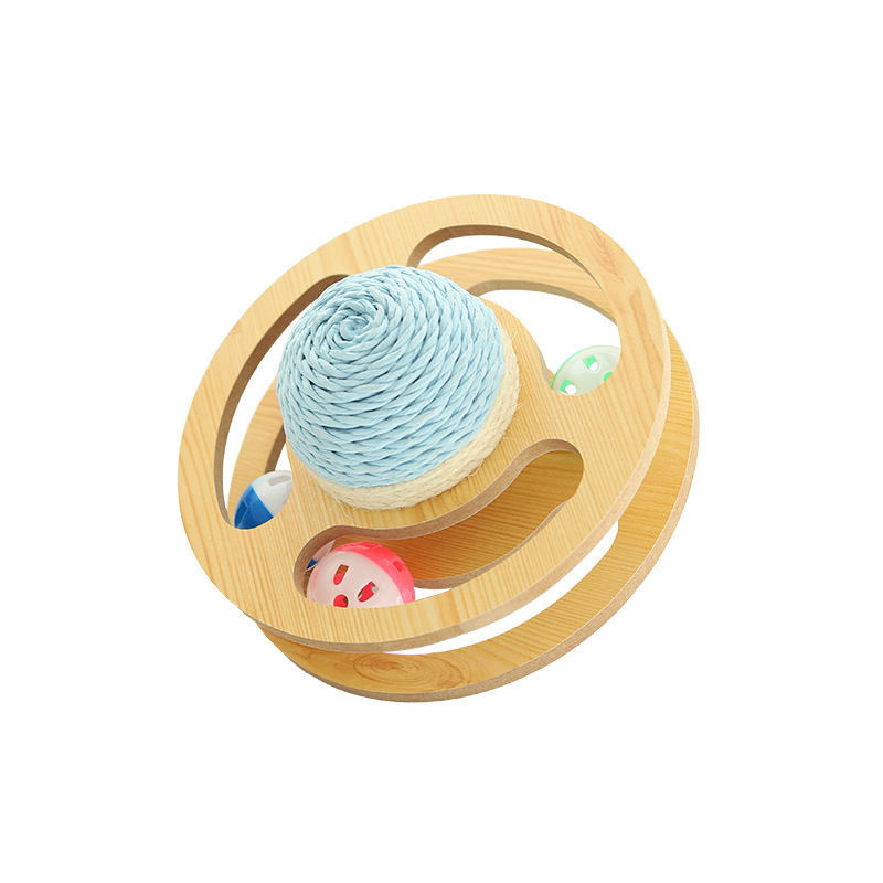Interactive Cat Toy: Rolling Scratching Ball for Fun Play
