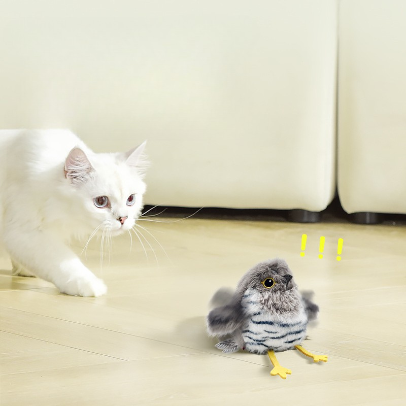 Interactive Cat Toy: Engaging Singing Bird for Fun Playtime