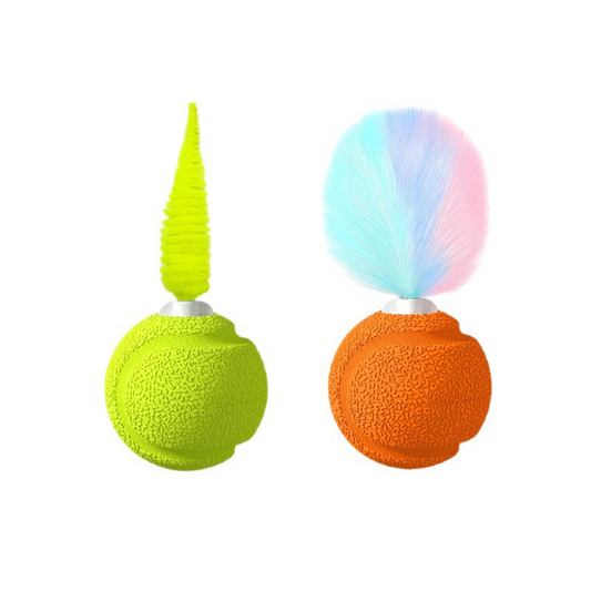 Durable Interactive Cat Toy Ball - Colorful Fun for Cats
