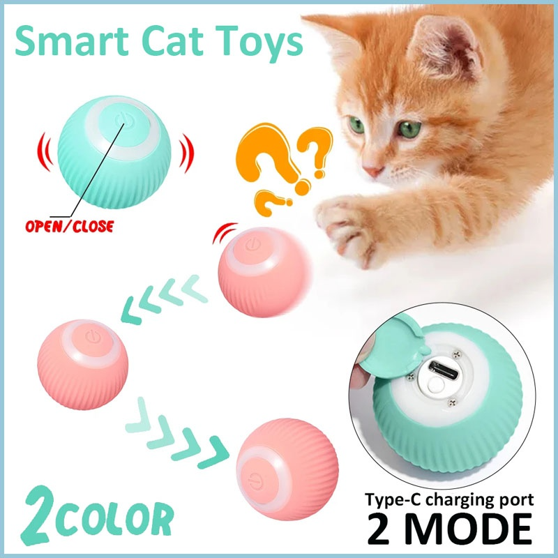 Interactive Cat Toy: Automatic Rolling Ball for Endless Fun