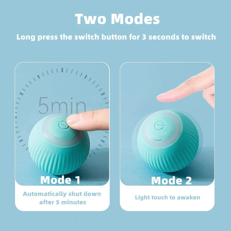 Interactive Cat Toy: Automatic Rolling Ball for Endless Fun