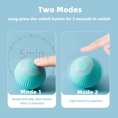Interactive Cat Toy: Automatic Rolling Ball for Endless Fun