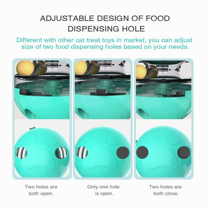 Interactive Cat Toy: Fun Treat Dispenser Tumbler
