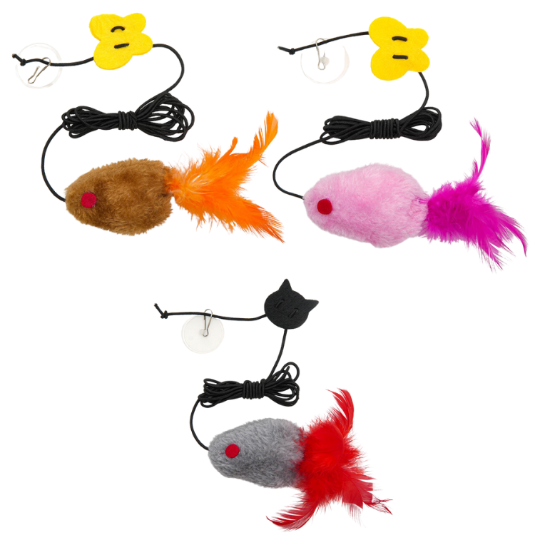 Interactive Hanging Cat Toy - Fun Teaser for Playful Kittens