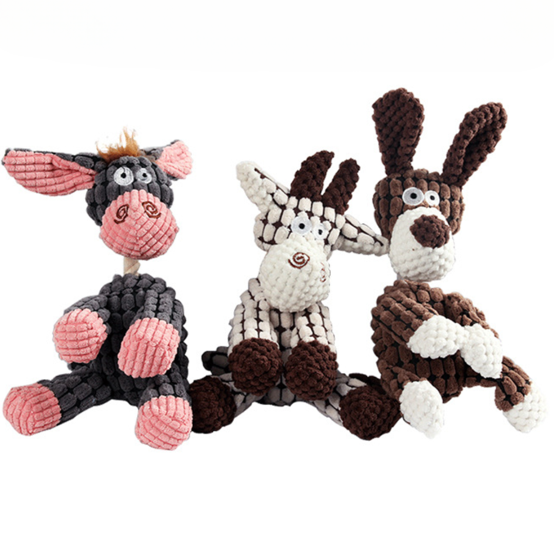 Interactive Donkey Squeak Dog Toy - Fun & Durable Playtime!