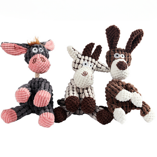 Interactive Donkey Squeak Dog Toy - Fun & Durable Playtime!