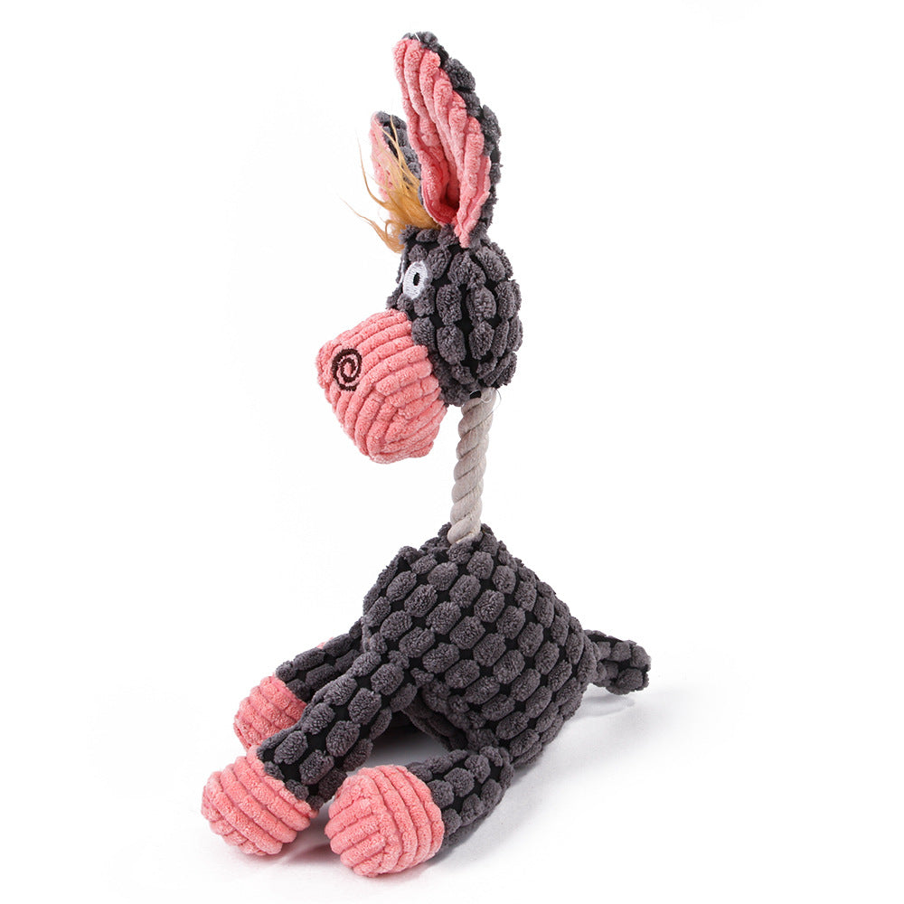 Interactive Donkey Squeak Dog Toy - Fun & Durable Playtime!