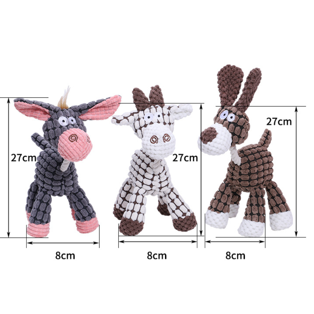 Interactive Donkey Squeak Dog Toy - Fun & Durable Playtime!