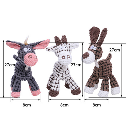 Interactive Donkey Squeak Dog Toy - Fun & Durable Playtime!
