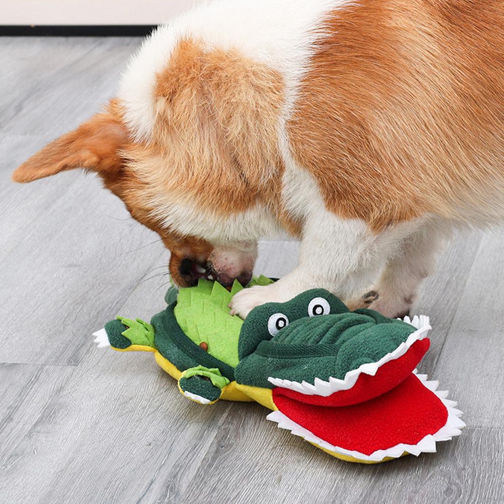 Interactive Crocodile Snuffle Mat for Dogs - Fun Pet Accessory