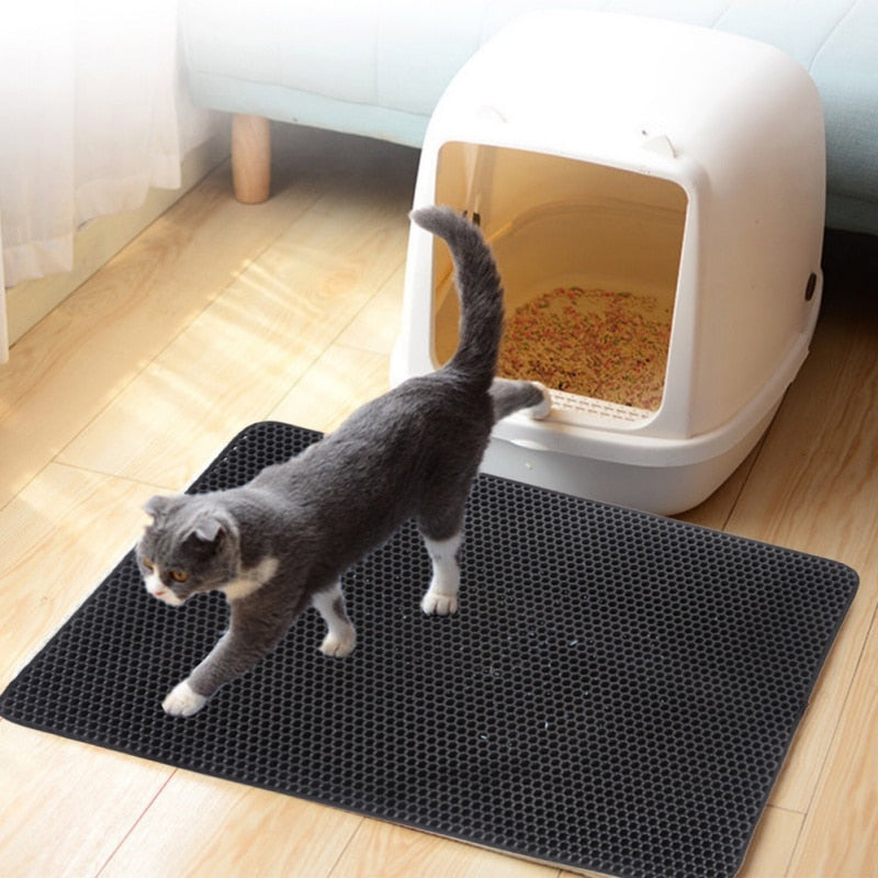 Durable Cat Litter Mat for Easy Cleanup & Reduced Mess