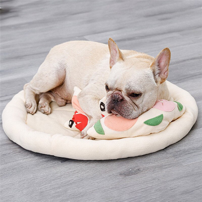 Interactive Pizza Dog Snuffle Mat for Fun Feeding Play