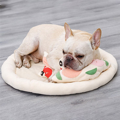 Interactive Pizza Dog Snuffle Mat for Fun Feeding Play