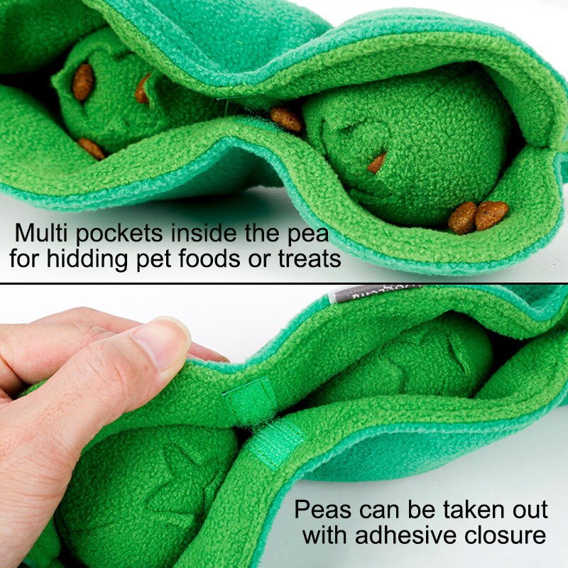 Interactive Peas in a Pod Dog Snuffle Toy for Fun Playtime