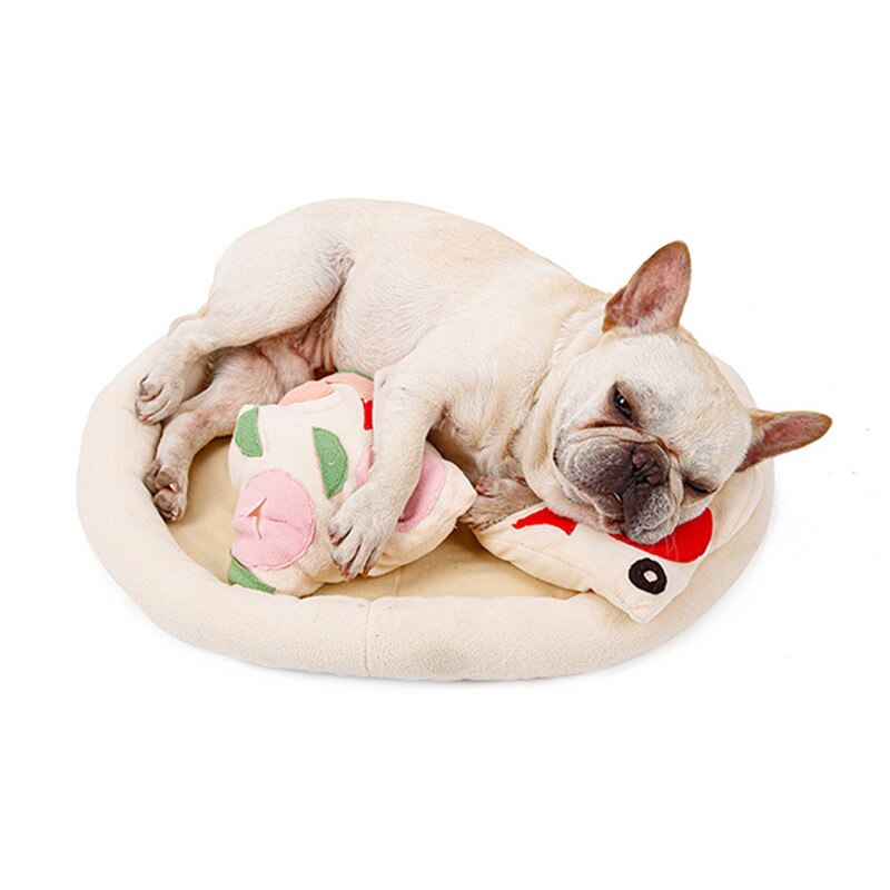 Interactive Pizza Dog Snuffle Mat for Fun Feeding Play