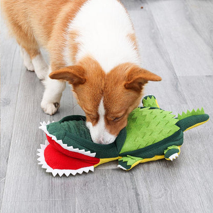 Interactive Crocodile Snuffle Mat for Dogs - Fun Pet Accessory