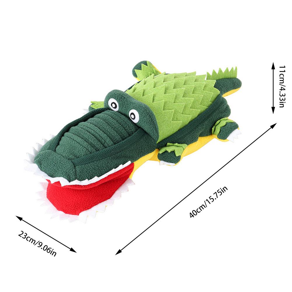 Interactive Crocodile Snuffle Mat for Dogs - Fun Pet Accessory